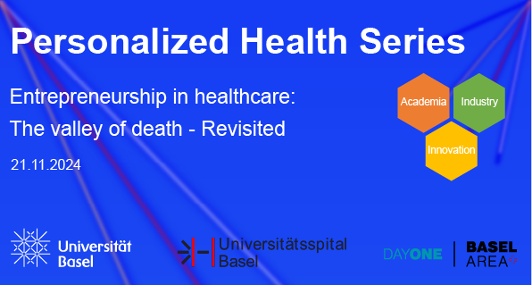 Workshop Entrepreneurship in healthcare, the valley of death – Revisited.